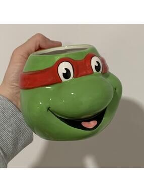 Massive Teenage Mutant Ninja Turtles Raphael 20 OZ Ceramic Mug/Cup/Planter TMNT